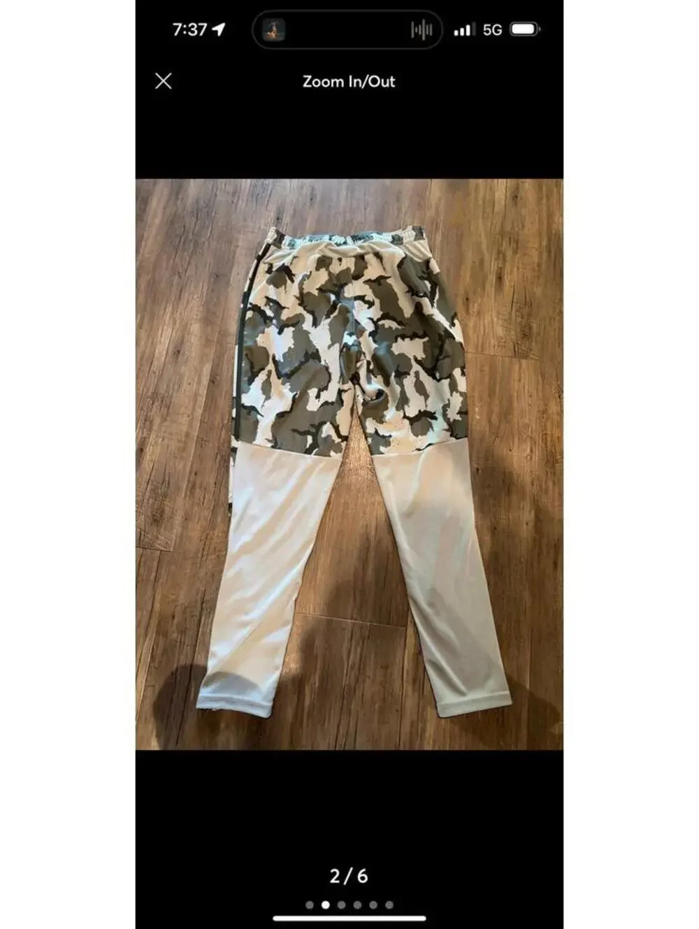 Adidas Men’s Soccer Tiro 14 Training Joggers sz Sm Camo